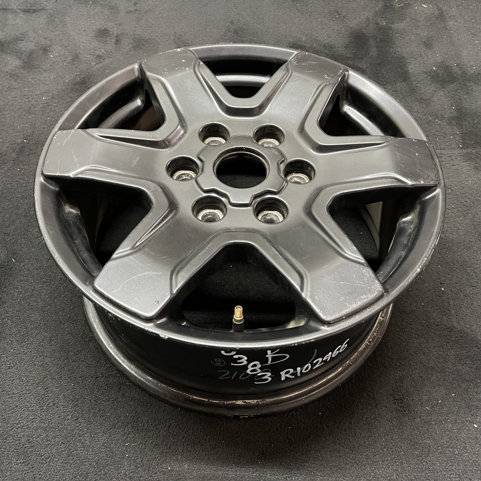 Ford BLACK BRONCO OEM Wheel 17x7.5 Inch 2021-2024 M2DC1007P1A M2DZ1007P ...